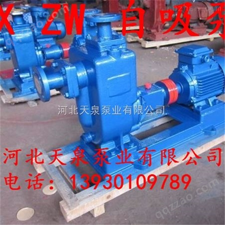 ZW100-100-20自吸排污泵厂家