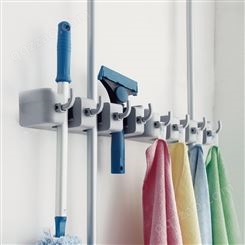 CT施达 塑料清洁工具扫把挂钩 卫生间浴室收纳置物挂架夹扣 强力排钩