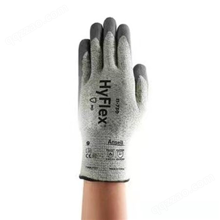 安思尔Ansell 11-730 5级PU涂层耐磨机械作业防护手套
